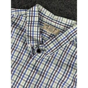 Duluth Shirt Men’s 2XLT Tall Wrinkle Fighter Check Long Sleeve Relaxed Fit